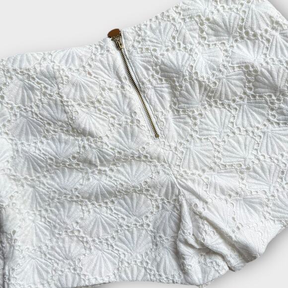 Lilly Pulitzer Shell Skort Size 2 Small Coastal Boho Preppy Cotton Mini - Picture 5 of 10